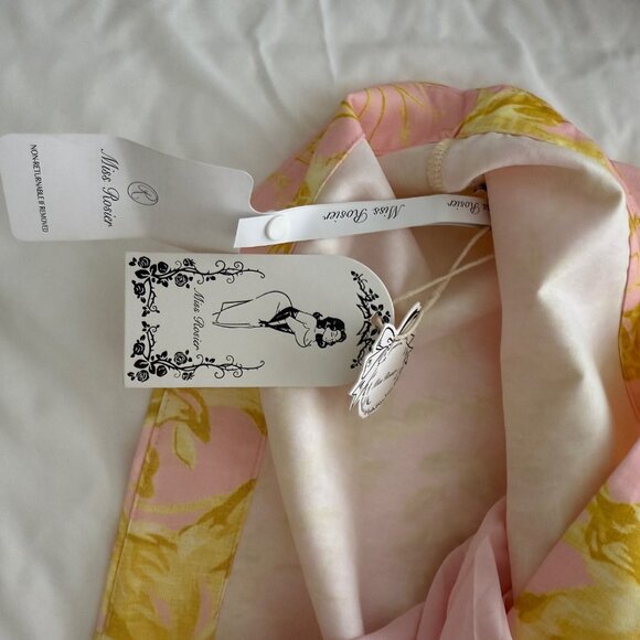 Solène flared floral-print mini dress by Miss Rosier inspired by Zimmermann - Picture 9 of 9